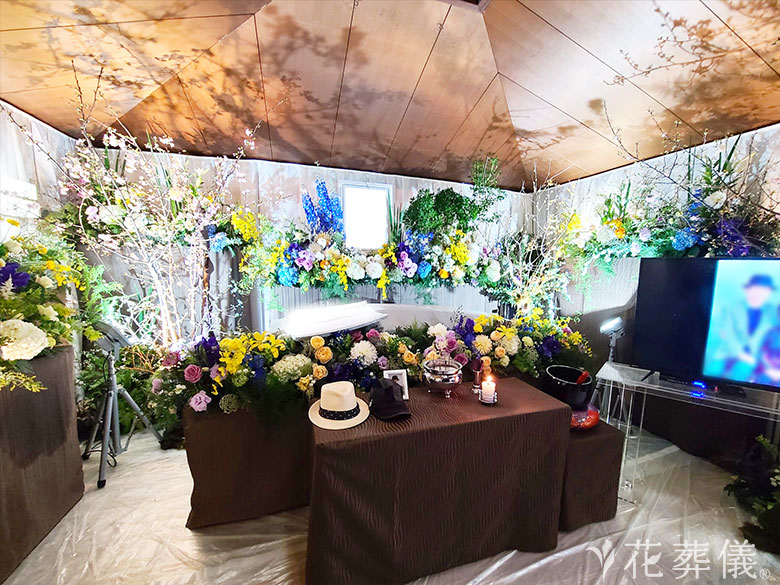 安養寺で葬儀を行ったお客様の祭壇写真02