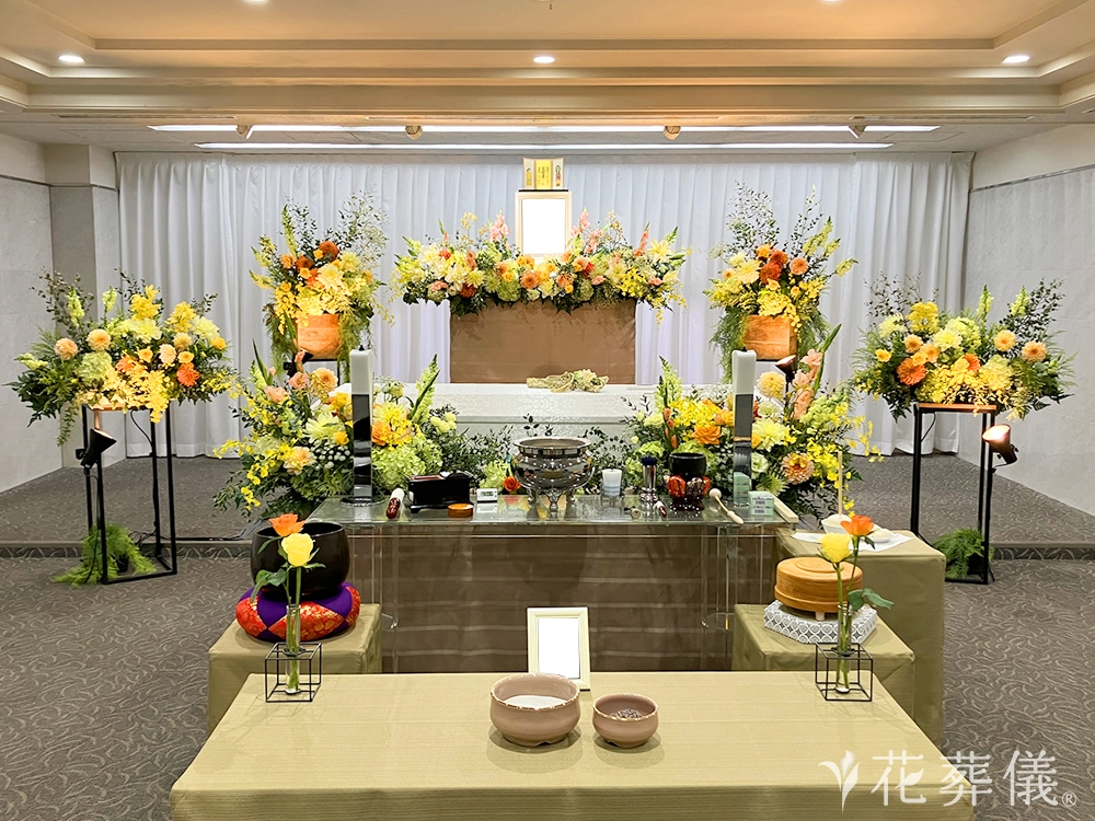 戸田葬祭場で葬儀を行ったお客様の祭壇写真01