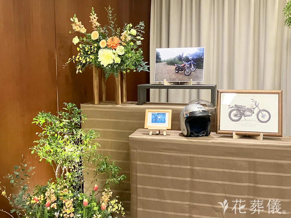 所沢市斎場で葬儀を行ったお客様の祭壇写真02